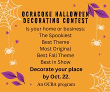 Ocracoke Civic & Business Association, Halloween Decorating Contest
